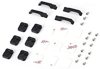 Florenceenid RC Decoration Car Door Hinge Door Handle for RC Traxxas TRX-4 Crawler Car