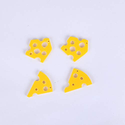 MYANAIL Yellow Cheese Cute Acrylic Creative Earrings Girls