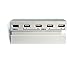 USB 3.0 Hub in Glacial White for PS4 - ElecGear Customized 5-Ports USB Expansion Adapter, Controller Charger Extended Splitter with LED indicator for Sony PlayStation 4 Console