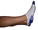 5 Pairs Men's No Show No Smell Athletic Ankle Compression Blue Socks for Basketball & Running