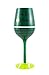 Top Shelf Tennis Wine Glass, 15oz, Green