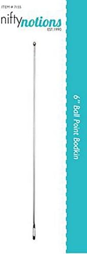 Nifty Notions 6-inch Ball Point Bodkin - 7155,Silver