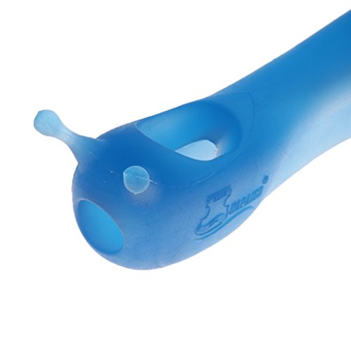 MagiDeal Finest Rubber Violin Bow Hold Buddy Bow Holder Violin Fiddle Teaching Aid Correct Cute! - Blue