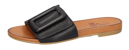2Go Fashion Damen 8067-705 Flache Sandale, schwarz, 38 EU