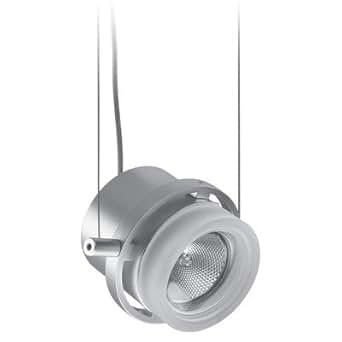 Lightolier Tangent MR16 Suspended Glass Cylinder Silver - Track ...