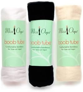 Boob Tube - Solid - Black - S/M by Miss Oops