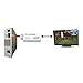 NAMEO Wii to HDMI Adapter Converter Wii2HDMI Support 1080P 720P 3.5mm Audio Video Output - Supports All Wii Display Modes (White-Blue)