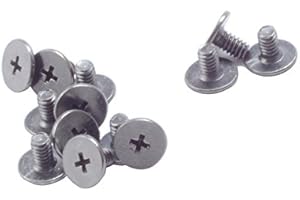 M2 Wafer Head Machine Screws,Laptop Screws,Head Dia.7mm,Black Nickel,Pack of 50,Dell Hp Asus Ibm Toshiba (M2 x 3mm)
