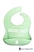 Your Happy Kids Waterproof Silicone Bibs with Food Catcher Pocket 2 Pack Blue and Green