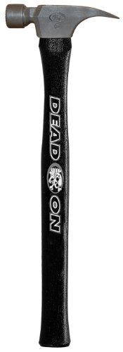Click Here to See More Images Dead On DO24 24oz Milled Face 18-Inch Straight Hickory Handle Hammer