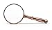 Smileto Handheld Magnifier, Classic Design 75mm 6X Magnifying Glass Loupe for Reading, Low Vision, Inspection, Craft, Jewelry