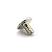 LQ Industrial 12 Sets 5x7x7mm Chicago Screws Silver Round Phillips Head Button Stud Screws Nail Rivet for DIY Leather Craft