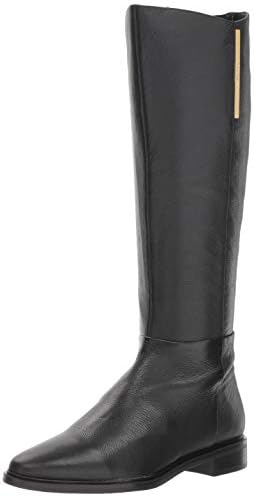 calvin klein francine leather tall boots