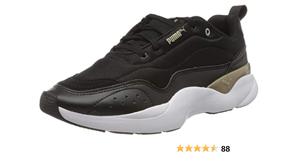 puma black lia running shoes