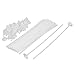 Uxcell a15091100ux0400 Plastic Wedding Party Decor Balloon Holder Sticks Cups White (Pack of 50)