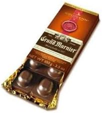 Gran Marnier Liquid Center Goldkenn Fine Swiss Chocolate bar