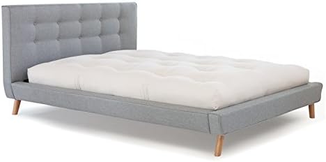 White Lotus Home OCW3LCDM06 100% Organic Cotton and Wool with 3" Latex Core Dreamton Mattress, 39x80x6-XL Twin 6", Natural