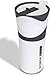 Utopia Home Travel Mug White & Grey - Vacuum Insulated - Easy Clean Lid - Easy Grip