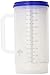 Medline Graduated Insulated Carafes, Clear, 28 Oz