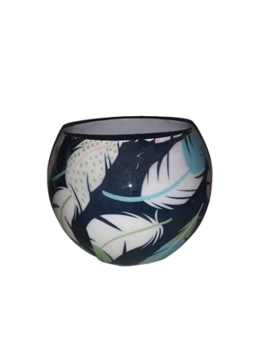 SK Decor Designer Plant Pot Including Rust Free Metal Stand for Indoor and Out Door Gardening (27 x 20 x 27 cm)