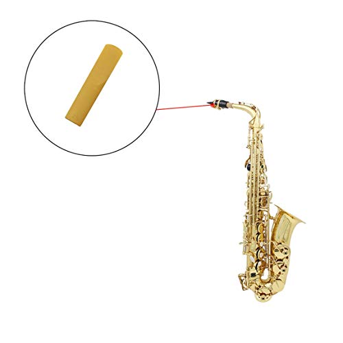 1PC Plastic Reed for Alto Saxophone Instruments Sax Parts Accessory Reeds With Case Box for Beginners