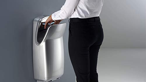 World Dryer V-649A VMax Vertical Hand Dryer, 110-120V, High-Impact ABS Cover in Silver - Thumbnail 5