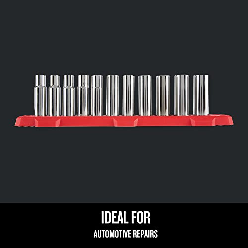 CRAFTSMAN Deep Socket Set, 1/2Inch Drive, Metric, 11Piece (CMMT12049