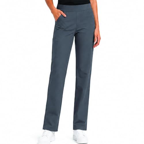 Dickies Women's Temp-IQ Bi-Stretch Roll-Up Performance Pant, Graphite, 8