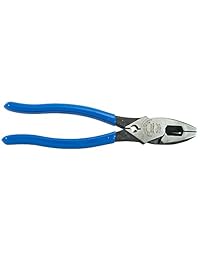 Klein Tools D213   9 NE CR apalancamiento 9 Inch Alto Corte Lateral y conector   Crimpadora