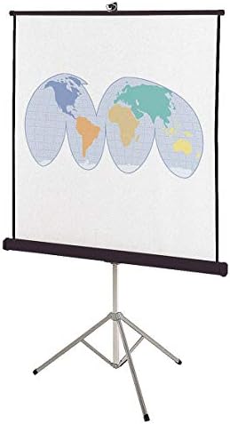 Quartet Portable Tripod Projection Screen with 70 x 70" Screen Size