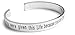 Inspirational Jewelry Bracelet – You were Given This Life, You are Strong Enough Quote – Silver Charm Wrap – Engraved Sayings for Inspiration, Motivation for Women, Men, Teens, Girls.