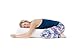 Lotuscrafts Yoga Bolster for Yin Yoga Rectangular – Kapok Filling – Washable Cover Organic Cotton – Yoga Bolster Cushion for Restorative Yoga – Rectangular Tube Pillow – Pilates Cushion – Yoga Pillowthumb 2