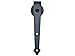 TMS Black Modern Steel Sliding Wooden Door Roller Hardware Replacement Part Bracket