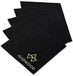 Microfiber Cleaning Cloth 5 Pack – Keep your premium watch collection in pristine condition - Large size 6” x 6” inch safe non abrasive for iPhone Tablets Camera Lenses TV optics CD DVD keyboard vinyl