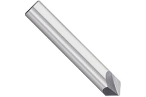 Kodiak Cutting Tools KCT252597 USA Made Solid Carbide Chamfer Mill, 90 Degree, 2 Flute, 1/8" Diameter, 1/8" Shank, 1-1/2" Overall Length