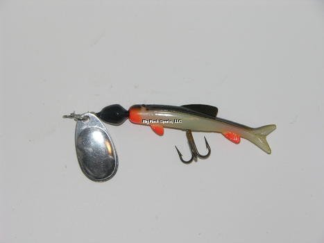 Wordens Spin-E-Miny Lure, 1/8-Ounce, Black