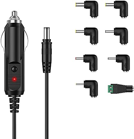 LIANSUM DC 12V 2A Car Charger Universal Power Cord to