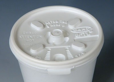 Plastic Lids for Styrofoam Beverage Cups (fits 12, 16, and 20 oz. cups) (10 Boxes - 100 Lids per Box) - AB-310-4-16