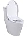 Alpha ONE Bidet Seat - Elongated - Non-Electric - Natural Water Spray - Ultra Low Profile - Powerful Spray - 1 Lever Controls Front and Rear Cleansing - Brass Valve and Fittings - Sturdy Sittable Lid