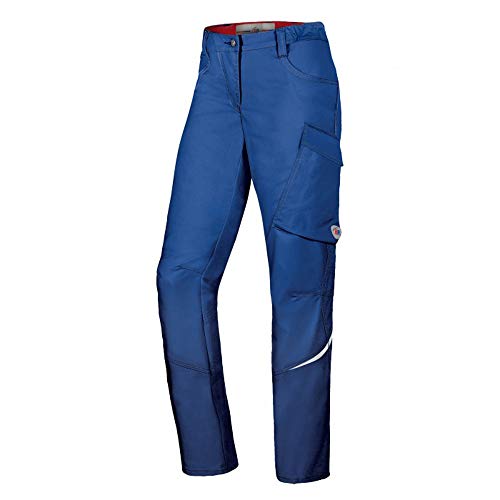 BP 1961-570-0013-14n - Pantaloni da lavoro da donna, 65% poliestere / 35% cotone, colore blu reale, taglia 14N