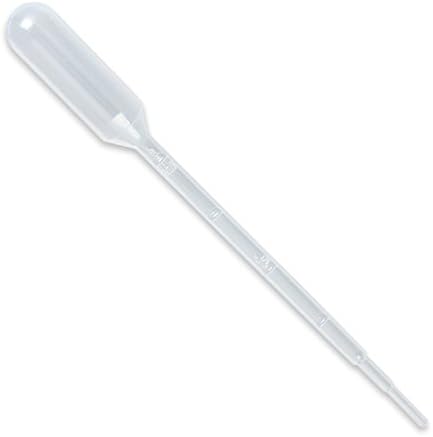 Premium Essential Supply - Plastic Transfer Pipettes 1ml, Gradulated, Pack of 10