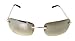 FRAMELESS CLEAR/LIGHT BROWN LENSES SUN-GLASSE​S UNISEX PRESCRIPTI​ON MEN WOMEN METAL GOLD FRAME