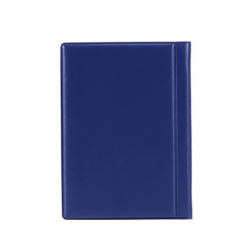 Whitelotous 120 Coin Storage Collecting Holders Penny Pockets Money Album Book (Blue) - Thumbnail 3