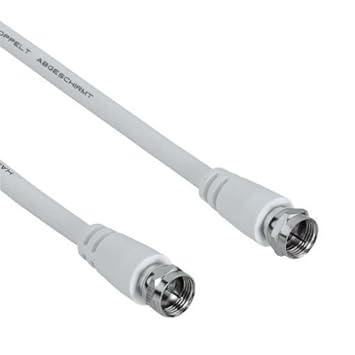 Hama SAT-Kabel F-Stecker auf F-Stecker (2-Fach geschirmt) 0,75 m