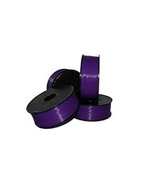 COLORME3D   Filamento de calidad para impresora 3D, láser, púrpura, ABS 2.2 lbs, fabricado en los Estados Unidos de 0.069 in +   0.002 in, con láser de precisión, color morado