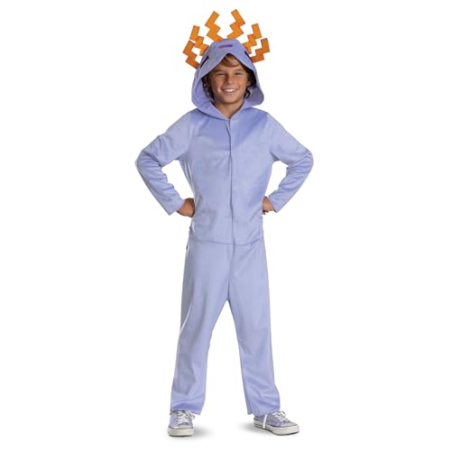 Disguise Minecraft Axolotl Costume for Kids, Official Minecraft Hooded Jumpsuit…