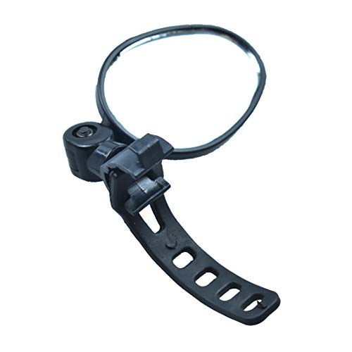 ELCYCO Bike Rearview Mirrors Adjustable & Rotatable Handlebar End Mount Convex Glass Mirror Easy Install