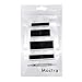 12 Pack Rubber Watch Band Strap Loops 18mm 20mm 22mm 24mm Fastener Ring Replacement Silicone Black Keeper Retainer Holder Secure Accessories with Spring Bar Tool