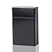 Tinksky Cigarette Case Lightweight Aluminium Silver Cigarette Box Cigar Protective Cover (Black) - Gifts for Men