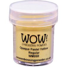 Wow Embossing Powder - Pastel Bundle - (3) 15ml jars Opaque Pastel Pink, Blue and Yellow